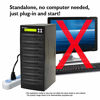 Picture of Optiarc 1 to 3 24X Burner M-Disc Support CD DVD Duplicator - Standalone Copier Duplication Tower
