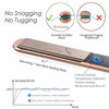 Picture of NITION Pro Hair Straightener 1 inch Argan Oil Tourmaline Ceramic Titanium Heating Plate for Healthy Styling,2-in-1 Digital LCD 265-450°F Straightening Flat Iron & Curling Iron for All Hair Type,Gold