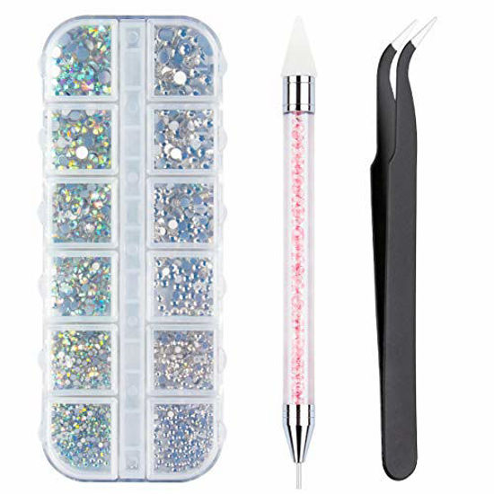 Nail Art Supplies Pearls 3Boxes Nail Jewelry Pearls 3D Nail Art Bright  Round Pearl Rhinestones Caviar Beads Mixed Nails Charms Manicure Tips  Accessories for Women Acrylic Nail Art Decorations : Amazon.in: Beauty