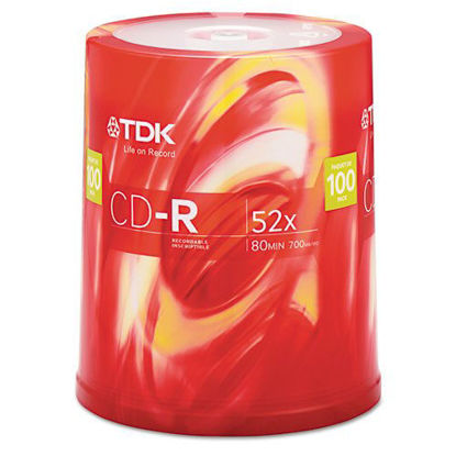 Picture of 700MB 52x CD-R Media - Pack of 100