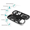 Picture of AGPTEK Case Holder for Apple Pencil 2, Premium Carrying Case for Stylus iPad Pro Pen, Pencil, Samsung, Huawei, Apple Pen Accessories, USB Cable, Earphone, Fountain Pen, Gray