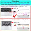 Picture of MOSISO MacBook Air 13 inch Case 2020 2019 2018 Release A2337 M1 A2179 A1932, Plastic Hard Shell&Keyboard Cover&Screen Protector&Storage Bag Compatible with MacBook Air 13 inch Retina, Rose Quartz
