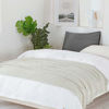 Picture of Bourina Textured Solid Soft Sofa Throw Couch Cover Knitted Decorative Blanket, 60" x 80",Beige