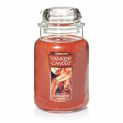 Picture of Yankee Candle Cinnamon Stick Scented Premium Paraffin Grade Candle Wax with up to 150 Hour Burn Time, Large Jar