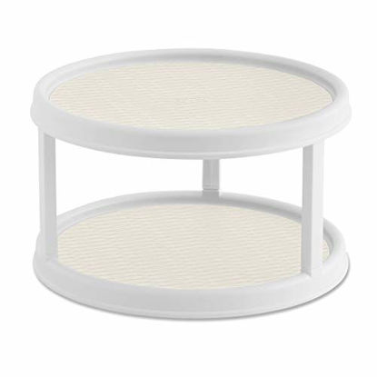 Picture of Copco Non-Skid 2 Tier Turntable, 12 inch, Cream