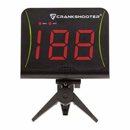 Picture of CRANKSHOOTER Radar - Shot Speed Radar with MPH and KPH Measurement - Free Standing Radar for Lacrosse, Baseball, Hockey, Soccer and More