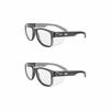 Picture of MAGID Y50BKAFC15 Iconic Y50 Design Series Safety Glasses with Side Shields | ANSI Z87+ Performance, Scratch & Fog Resistant, Comfortable & Stylish, Cloth Case Included, +1.5 BiFocal Lens (2 Pair)