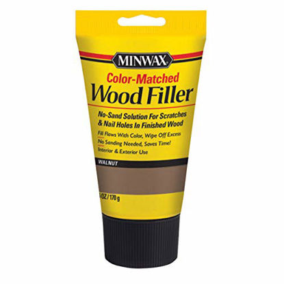 Picture of Minwax 448530000 Color-Matched Filler Wood Putty, Walnut