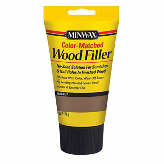 Picture of Minwax 448530000 Color-Matched Filler Wood Putty, Walnut