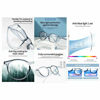 Picture of Protective Eyewear Safety Goggles Clear Anti-fog/Anti-Scratch Safety Glasses Men Glasses, Transparent Frame (round-blue&clear)