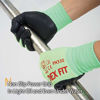 Picture of DEX FIT Nitrile Work Gloves FN330, 3D Comfort Stretch Fit, Power Grip, Smart Touch, Durable Foam Coated, Thin & Lightweight, Machine Washable, Green Small 3 Pairs