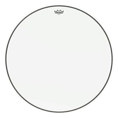 Picture of Remo BR-1328-00 28-Inch Ambassador Bass Drum Head, Clear