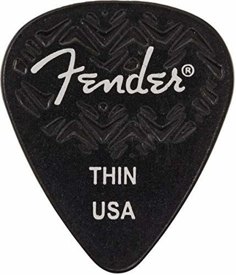 Picture of Fender 351 Shape, Thin Black Guitar Pick (6)