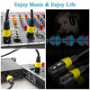 Picture of XLR Cable, XLR Male to XLR Female Balanced 3 PIN XLR Microphone Cable, 10 Feet - JOLGOO