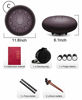 Picture of Steel Tongue Drum - 11 Notes 12 inches - Percussion Instrument -Handpan Drum with Bag, Music Book, Mallets, Finger Picks
