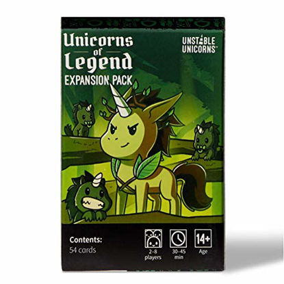 Picture of Unstable Unicorns Unicorns of Legend Expansion Pack - designed to be added to your Unstable Unicorns Card Game
