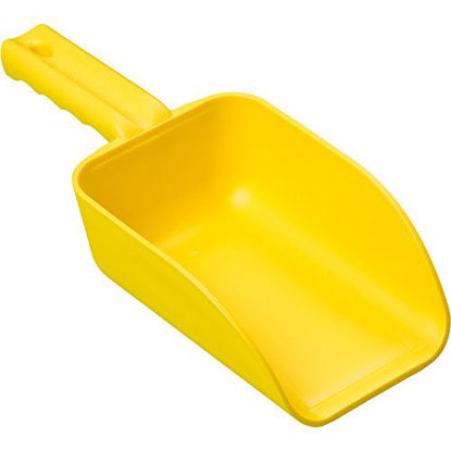 Picture of Remco 64006 Yellow Polypropylene Injection Molded Color-Coded Bowl Hand Scoop, 32 oz, 1 Piece