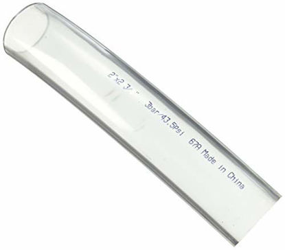 Picture of PVC tubing 2" x 2 3/8, color Transparent