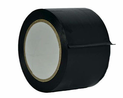 Picture of WOD VTC365 Black Vinyl Pinstriping Tape, 3 inch x 36 yds. for School Gym Marking Floor, Crafting, & Stripping Arcade1Up, Vehicles and More