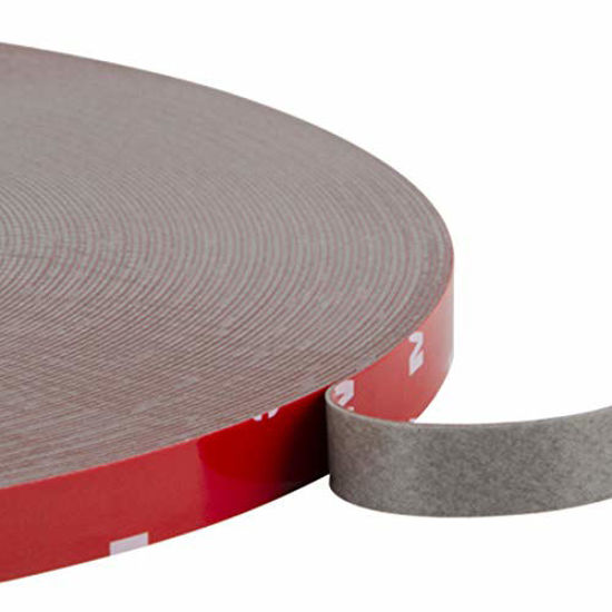 3M Double Sided Tape, Waterproof Foam Tape, Heavy Duty Mounting Adhesive Tape , 33FT×0.4IN, for LED Strip Lights, Car,Home, Office Decor