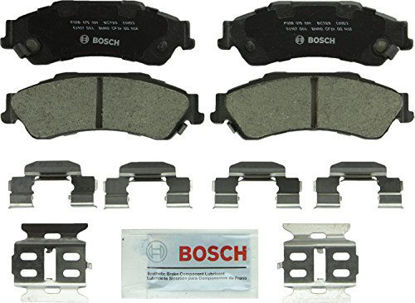 Picture of Bosch BC729 QuietCast Premium Ceramic Disc Brake Pad Set For Chevrolet: 1997-05 Blazer, 1997-04 S10; GMC: 1997-05 Jimmy, 1997-04 Sonoma; Isuzu: 1998-00 Hombre; Oldsmobile: 1997-01 Bravada; Rear
