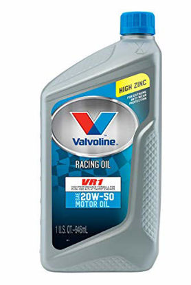 Picture of Valvoline 822347 VR1 Racing SAE 20W-50 Motor Oil 1 QT