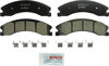Picture of Bosch BC1565 QuietCast Premium Ceramic Disc Brake Pad Set For Select Cadillac Escalade; Chevrolet Silverado, Suburban, HD; GMC Sierra, HD; Nissan NV, Titan XD; Front & Rear