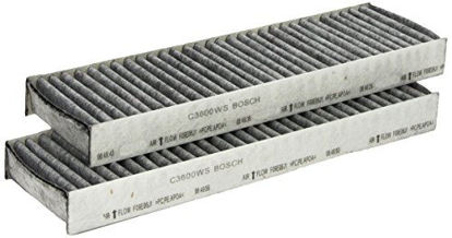 Picture of Bosch C3600WS / F00E369806 Carbon Activated Workshop Cabin Air Filter For 2001-2003 Acura CL, 1999-2003 Acura TL, 1998-2002 Honda Accord