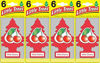 Picture of Little Trees - U6P-60311-AMA LITTLE TREES Car Air Freshener - Hanging Tree Provides Long Lasting Scent for Auto or Home - Wild Cherry, 24 count, (4) 6-packs