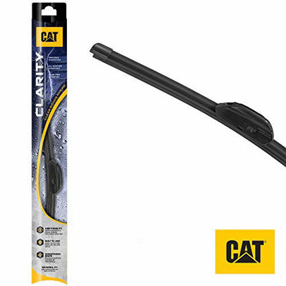 Picture of Caterpillar Clarity Premium Performance All Season Replacement Windshield Wiper Blades for Car Truck Van SUV (19 Inches (1 Piece)), Black