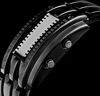 Picture of Binary Matrix Blue LED Digital Waterproof Watch Mens Classic Creative Fashion Black Plated Wrist Watches (Black Blue)