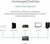 Picture of D-Link Ethernet Switch, 5 Port Gigabit Unmanaged Metal Desktop Plug and Play Compact (DGS-105)