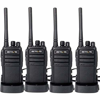 Picture of Case of 4,Retevis RT21 Walkie Talkies Adults Rechargeable, Two Way Radios Long Range,16 Channels VOX Scan Emergency 2-Way Radio for Family and Small Organization Business