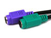 Picture of SANOXY USB to Dual PS/2 Adapter, for Mouse and Keyboard (Black)
