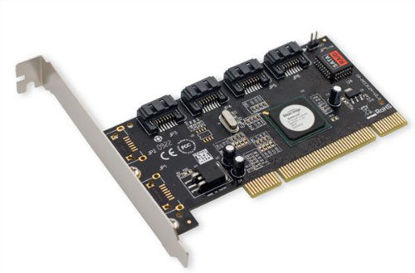 Picture of IOCrest SATA II 4 x PCI RAID Host Controller Card SY-PCI40010