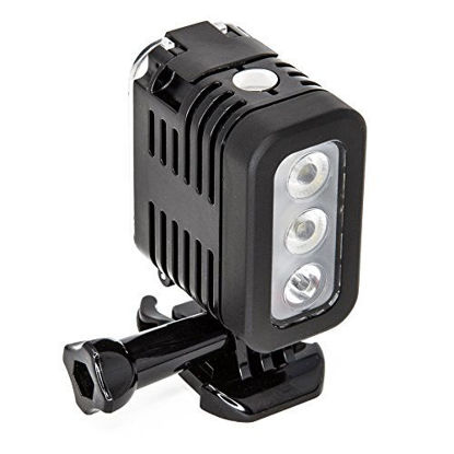 Picture of Ultimaxx 40m (131 FT) Waterproof LED Underwater Dive Light for GoPro Hero 8,7,6, and Any Similar Sized Action Camera