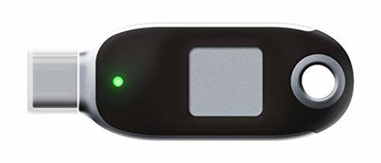Picture of FEITIAN BioPass K26 USB Security Key - Two Factor Authenticator - USB-C with FIDO U2F + FIDO2 - Biometric Fingerprinting - Help Prevent Account Takeovers with Multi-Factor Authentication