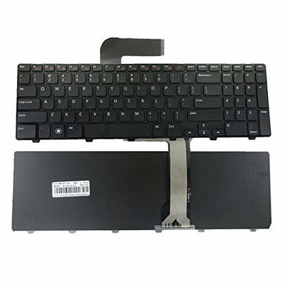 Picture of N5110 Keyboard for DELL Inspiron,SUNMALL Replacement Laptop Keyboard with Frame for DELL Inspiron 15R N5110 M501Z M511R Ins15RD-2528 2728 2428