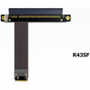 Picture of ADT-Link PCI-E 3.0 Riser Card 32G/BPS M.2 NGFF NVMe to PCIe X16 Extension Cable SATA Power Cable Support M.2 PCIE X4 Full Speed Channel for BTC Mining M2 2230 2242 2260 2280 (R43SF 25CM)