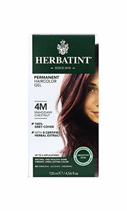 Picture of Herbatint Permanent Haircolor Gel, Mahogany Chestnut, 4M MAHOGNAY CHESTNUT Mohogany Chestnut (4M) 4.56 Fl Oz
