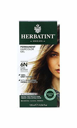 Picture of Herbatint Permanent Haircolor Gel, 6N Dark Blonde, 4.56 Fl Oz