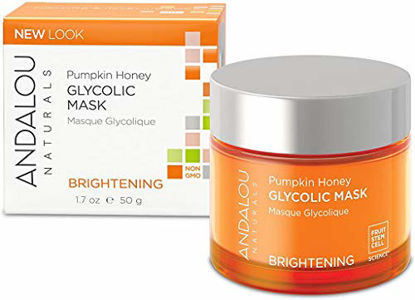 Picture of Andalou Naturals Brightening Mask, Pumpkin Honey Glycolic, 1.7 Ounce