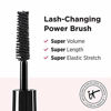 Picture of IT Cosmetics Superhero Mascara, Super Black - Travel Size - Elastic Stretch Volumizing & Lengthening Mascara - Lifts, Separates & Conditions Lashes - With Collagen, Biotin & Peptides - 0.17 fl oz
