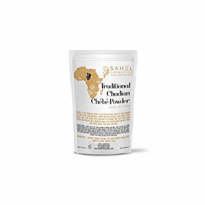 Picture of Chebe Powder Sahel Cosmetics Traditional Chadian Chébé Powder, African Beauty Long Hair Secrets (20g)
