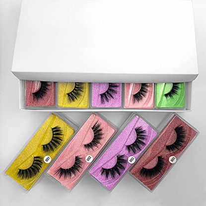 Picture of HBZGTLAD Wholesale Eyelashes 10/20/30/40/50/100 Pairs Faux 3D Mink Lashes Natural False Eyelashes Makeup Cilios Thick Mink Eyelashes In (mix 20pair)