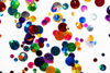 Picture of Chunky Cosmetic Glitter  Festival Rave Beauty Makeup Face Body Nail  (Metallic Rainbow Circle)