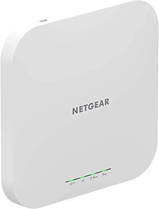 Picture of NETGEAR Wireless Access Point (WAX610PA) - WiFi 6 Dual-Band AX1800 Speed | Up to 250 Devices | 1 x 2.5G Ethernet LAN Port | 802.11ax | Insight Remote Management | PoE+ or Included Power Adapter