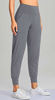 Picture of Oalka Women's Joggers High Waist Yoga Pockets Sweatpants Sport Workout Pants Light Grey L