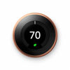 Picture of Google Nest Learning Thermostat - Programmable Smart Thermostat for Home - 3rd Generation Nest Thermostat - Works with Alexa - Copper