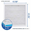 Picture of Aerostar Allergen & Pet Dander 18x18x1 MERV 11 Pleated Air Filter, Made in the USA, (Actual Size: 17 3/4"x17 3/4"x3/4"), 6-Pack